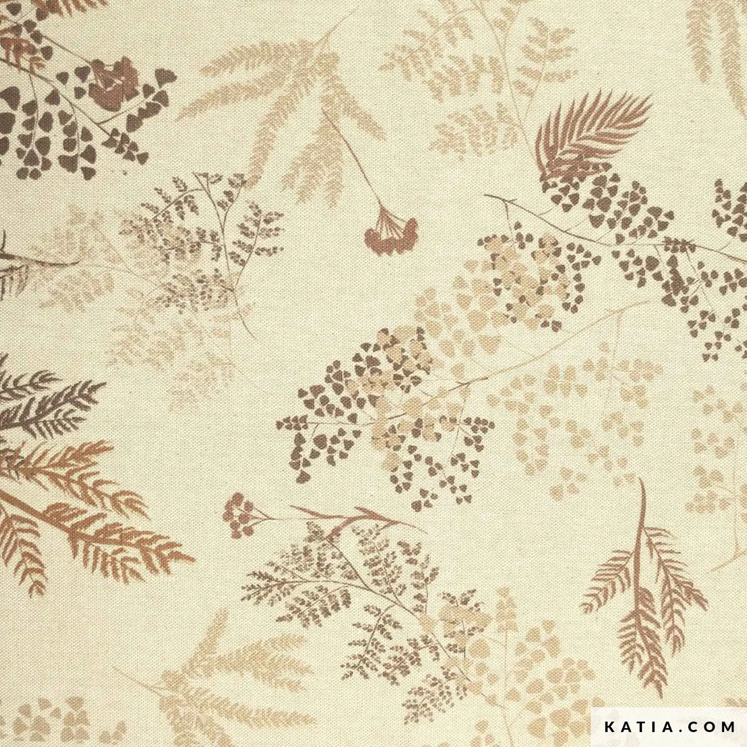 Loneta Canvas Slim Autumn Leaves - Katia Fabrics