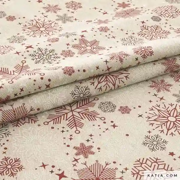 Loneta de Navidad Canvas reciclado de Katia Fabrics