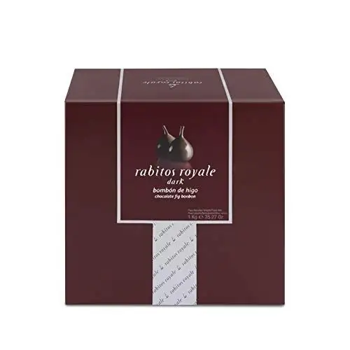 6x Rabitos Royale Dark Bombón de Higo - Caja 1 kg.