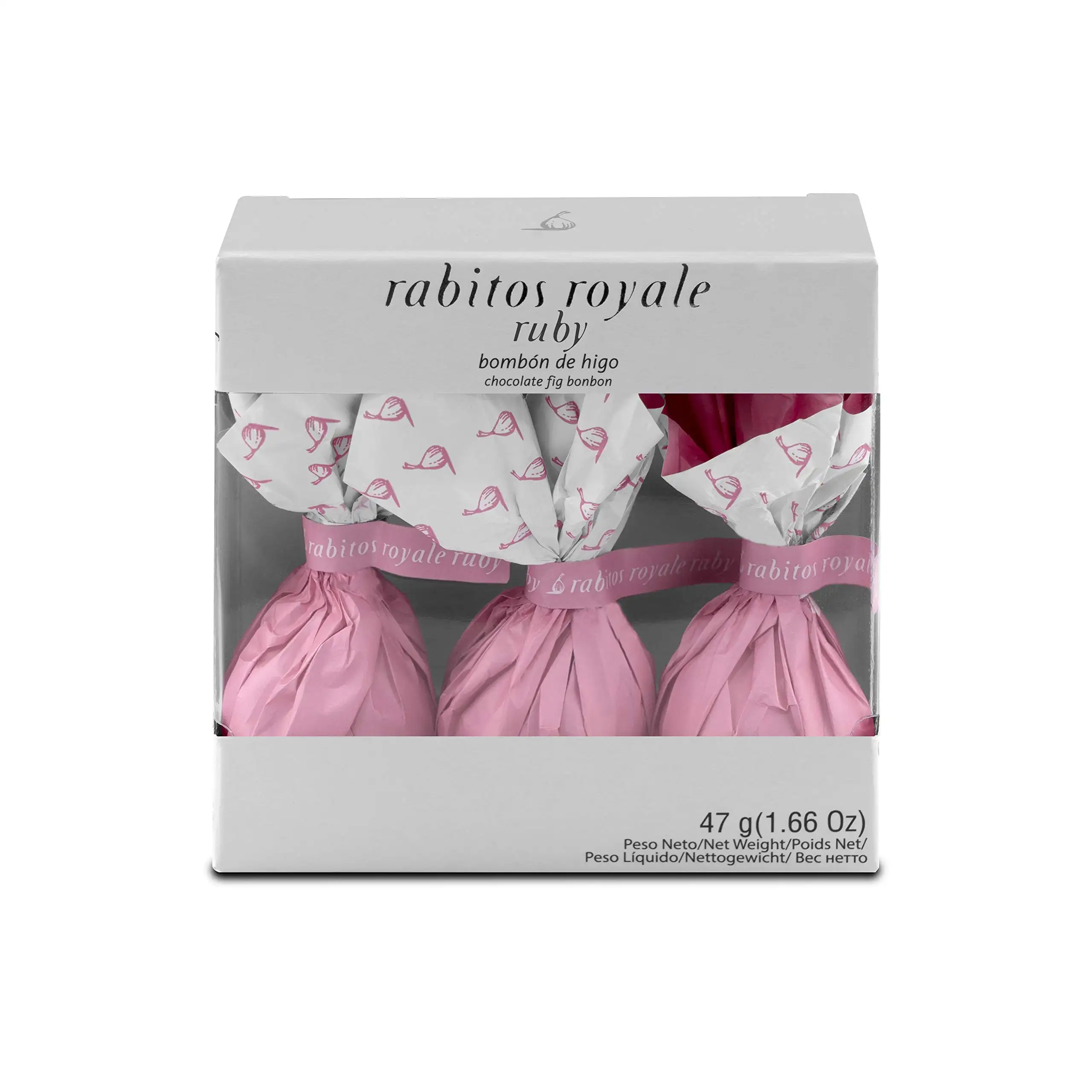 Rabitos Royale Ruby Bombón de Higo - Estuche 47 Gr.
