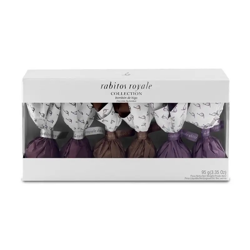 12x Rabitos Royale Collection Bombones de Higo - Estuche 95 Gr.