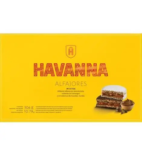 Havanna Alfajores Mixtos 6 Unidades - Caja 306 GR