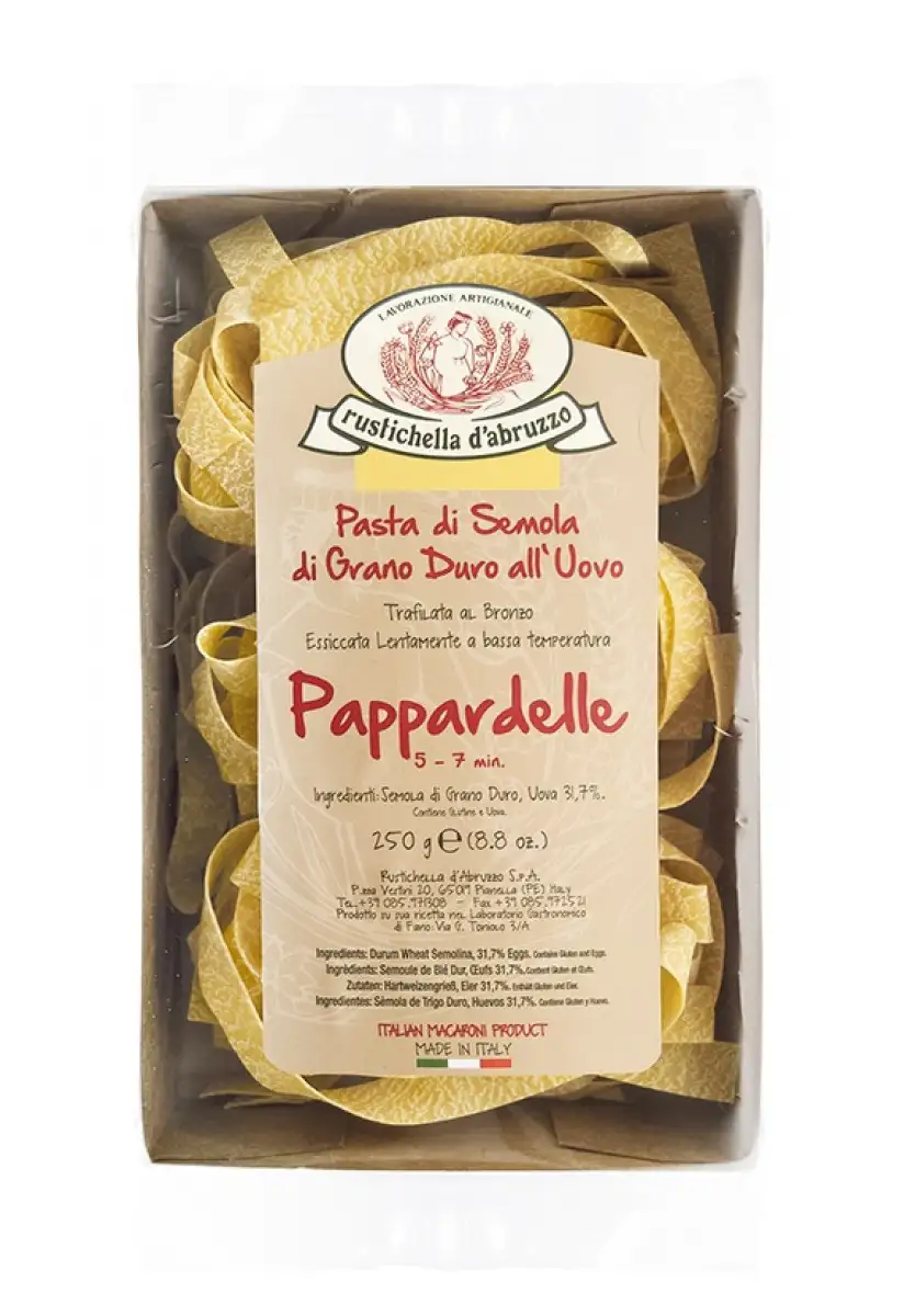Rustichella d'Abruzzo Pappardelle - Paquete 250 GR
