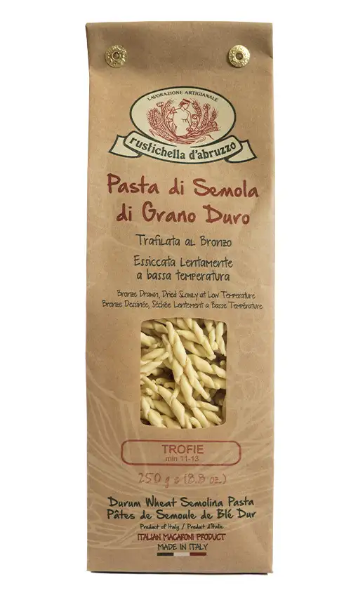 Rushichella d'Abruzzo Trofie - Paquete 250 GR