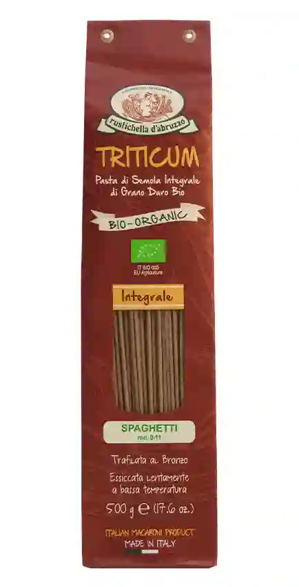 Rustichella d'Abruzzo Spaghetti Integral Bio - Paquete 500 GR