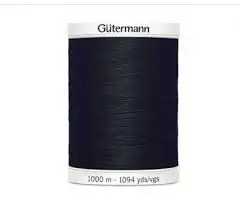 Hilo Gutermann de 1000m color negro
