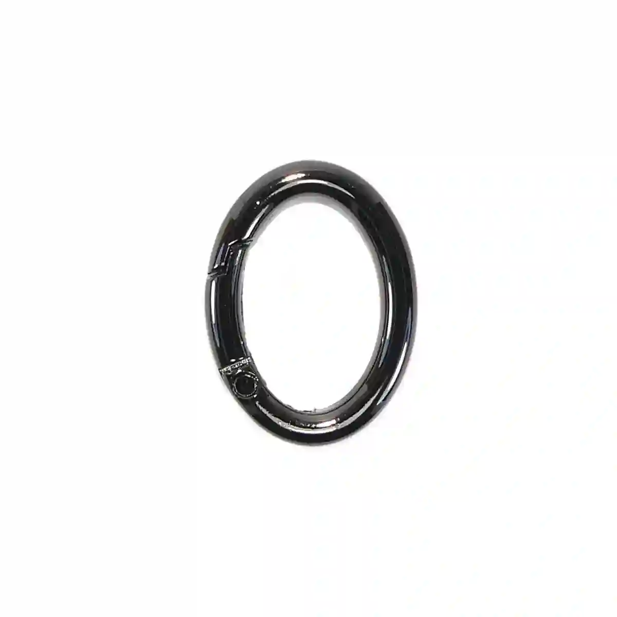 Anillas metálicas ovaladas Ø29 mm en color negro pavonado