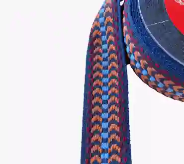 Tapacosturas de Algodón Estampado Azul