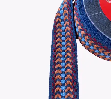 Tapacosturas de Algodón Estampado Azul