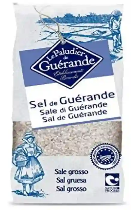 10x le paludier de guérande sal marina gruesa - paquete 1 kg.