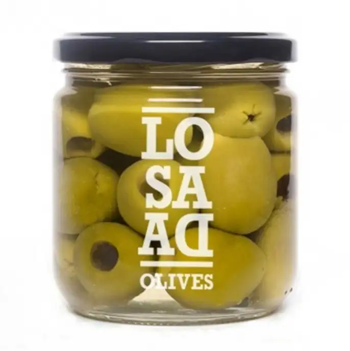 8x Aceitunas Losada Aceituna Gordal sin hueso - Tarro 345 gr