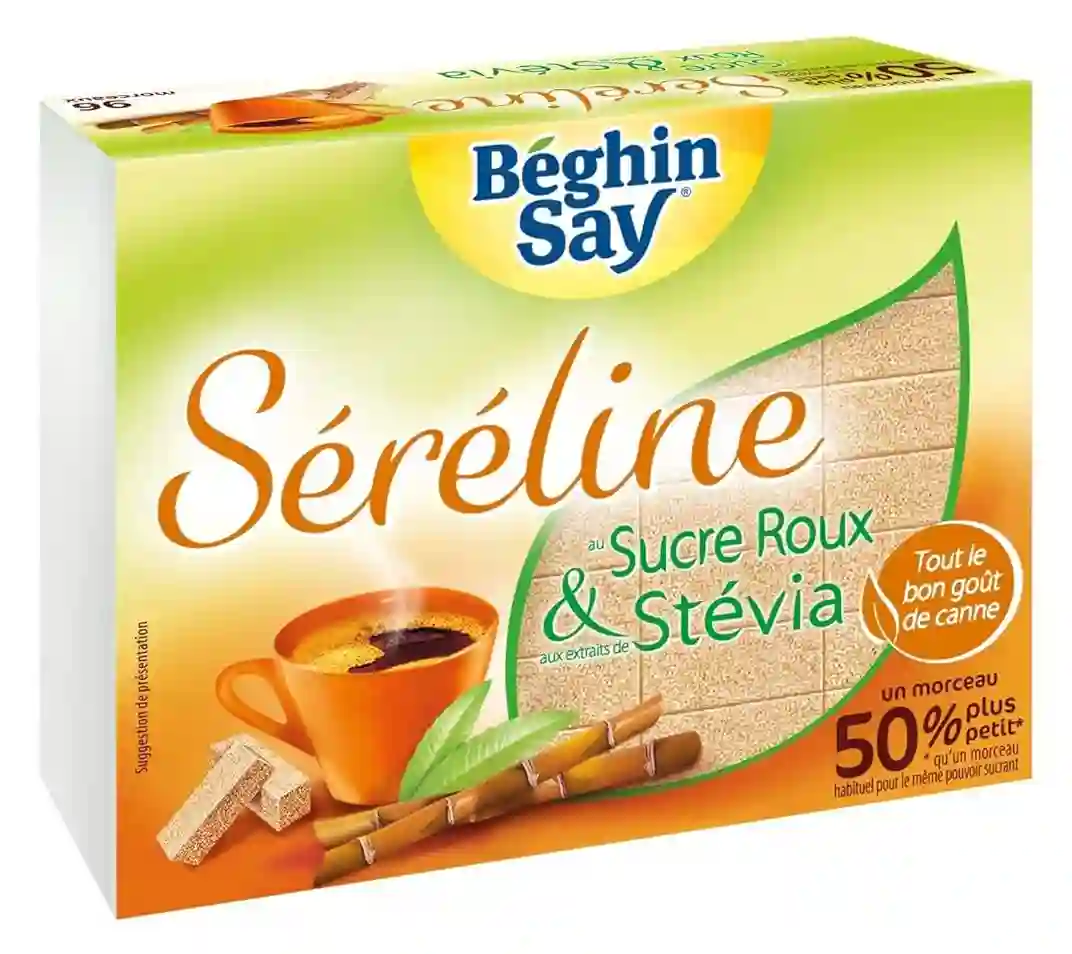 Béghin Say Séréline Azúcar Moreno Con Stevia - Paquete 250 GR