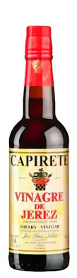 12x Capirete Vinagre de Jerez - Botella de Vidrio 375 ml