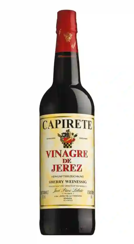 12x Capirete Vinagre de Jerez - Botella de Vidrio 750 ml