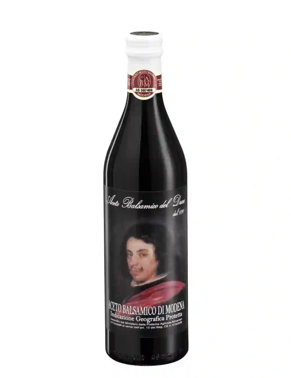 12x Aceto Balsámico del Duca Cápsula Blanca - Botella Vidrio 500 ml.