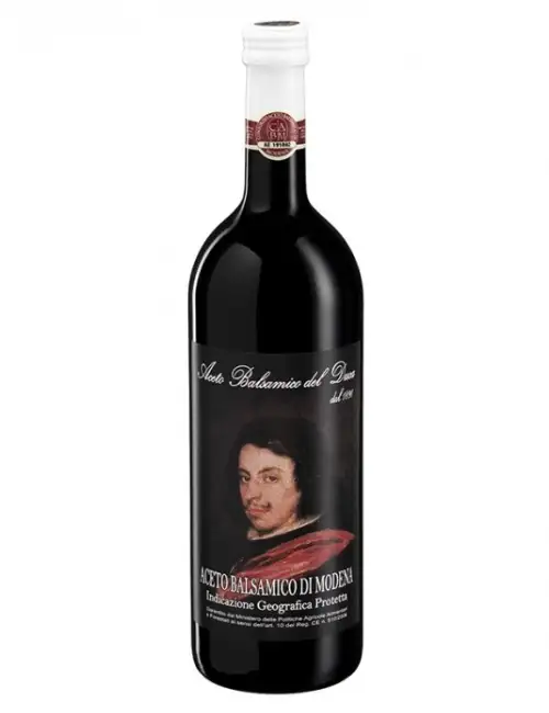 6x Aceto Balsámico del Duca Cápsula Blanca - Botella Vidrio 1 l.