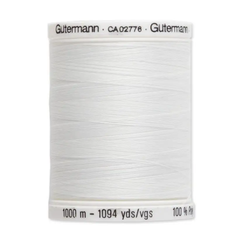 Hilo Gutermann de 1000m color blanco