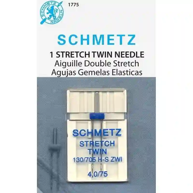 Aguja Schmetz Stretch gemela