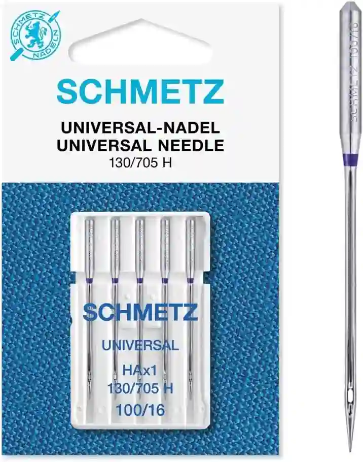 Aguja Schmetz universal Nº 100 (5 unidades)