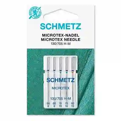 Agujas Schmetz microtex tamaño surtido