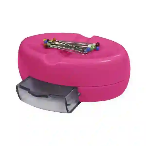 Alfiletero Magnetico Color Rosa Fucsia