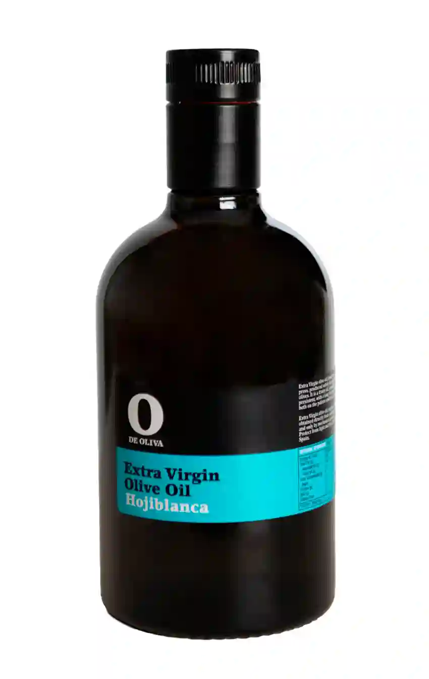 6x O de Oliva Hojiblanca - Botella de Vidrio 500 ml.