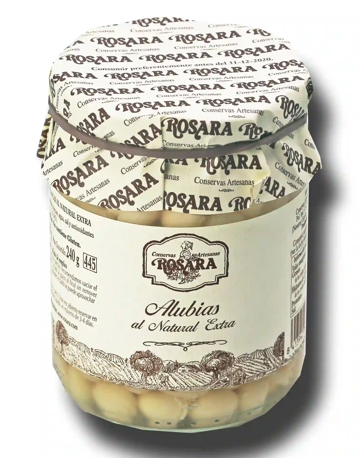 Rosara Alubia Blanca - Tarro 445 ml.
