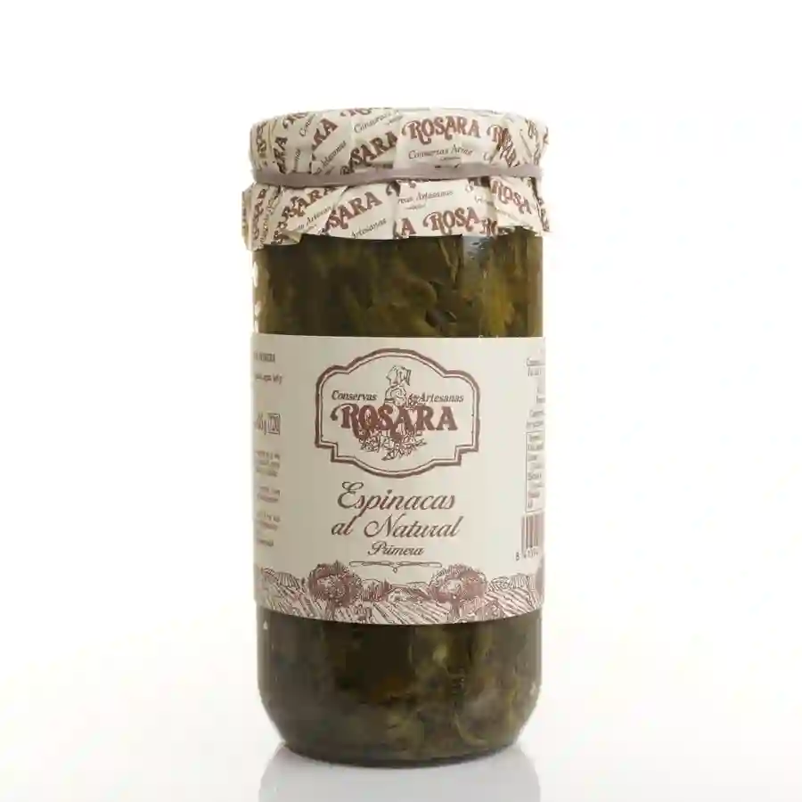Rosara Espinacas Al Natural - Tarro 720 ml.