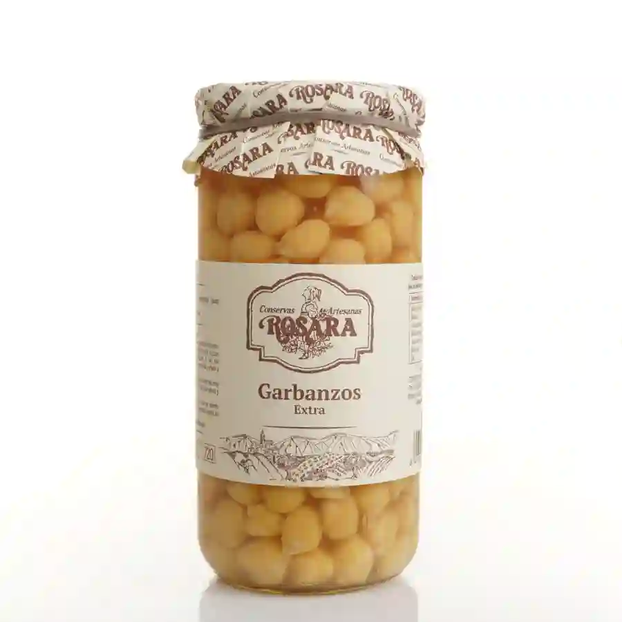 Rosara Garbanzo Al Natural - Tarro 720 ml.