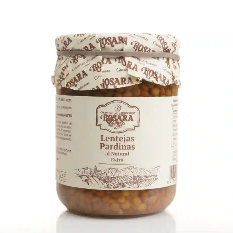 Rosara Lenteja Pardina - Tarro 445 ml.
