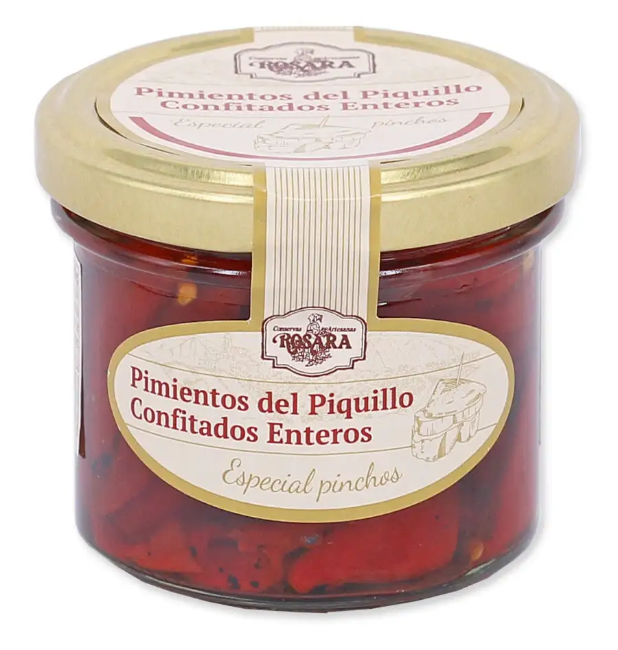 Rosara Pimiento de Piquillo Confitado - Tarro 125 ml.