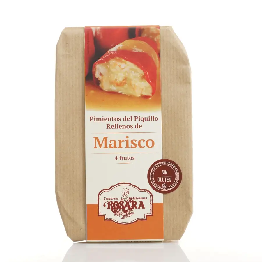 Rosara Pimientos Rellenos de Marisco - Lata 270 ml.