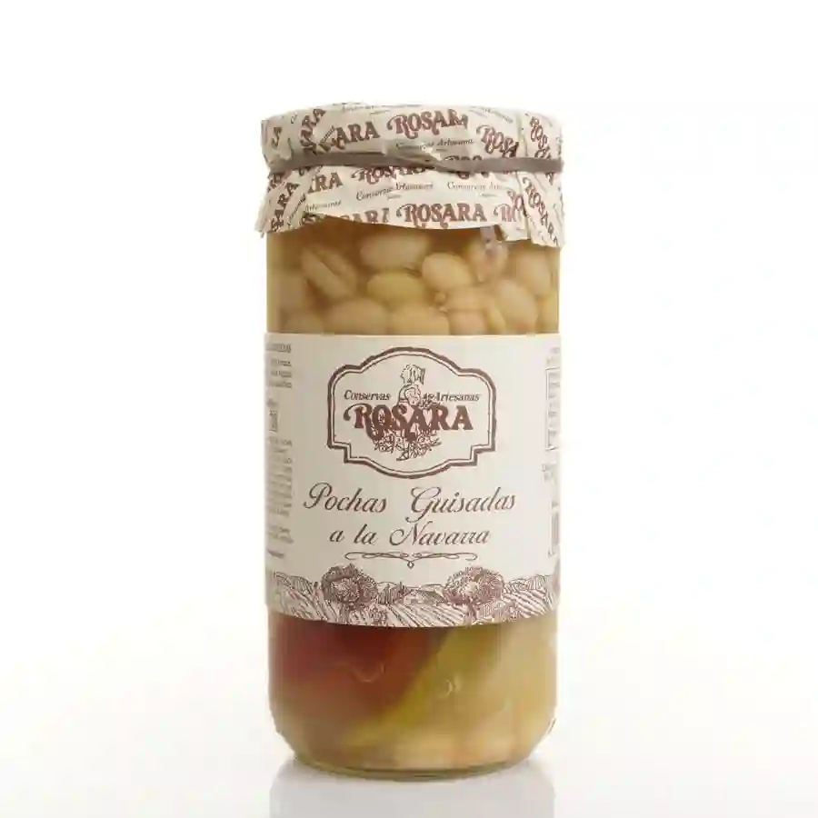 Rosara Pochas Guisadas a la Navarra - Tarro 720 ml.