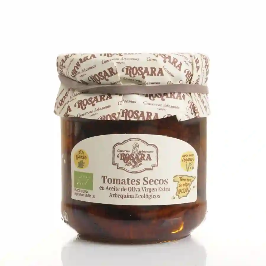 Rosara Tomates Secos en AOVE Ecológico - Tarro 212 ml.