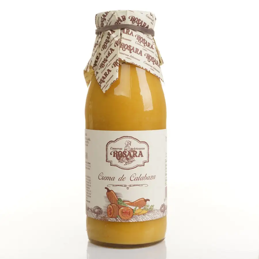 Rosara Crema de Calabaza - Botella de vidrio 500 ml.