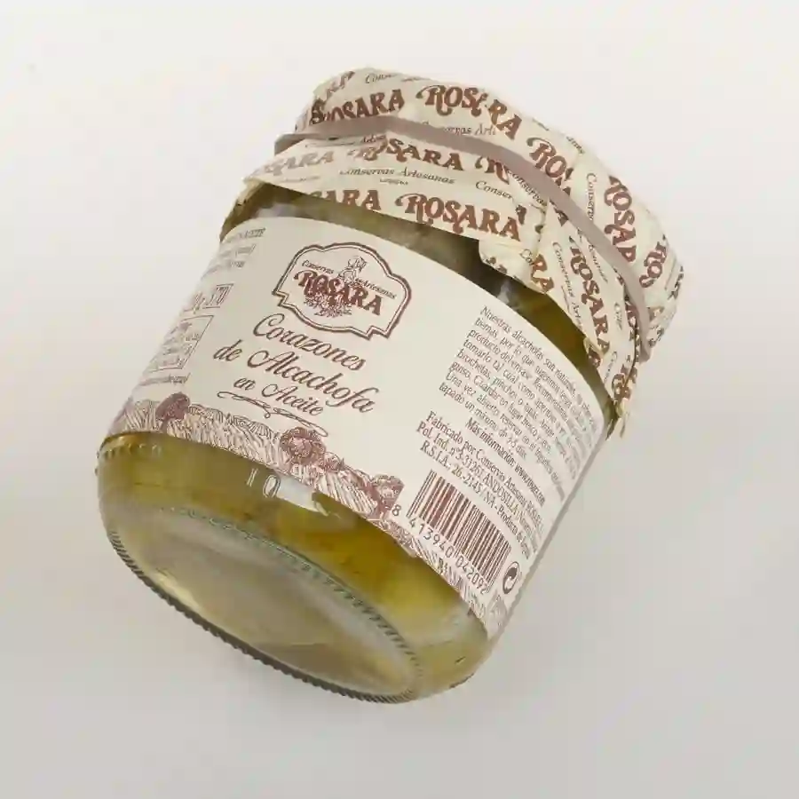 Rosara Corazones de Alcachofa en Aceite - Tarro 370 ml.
