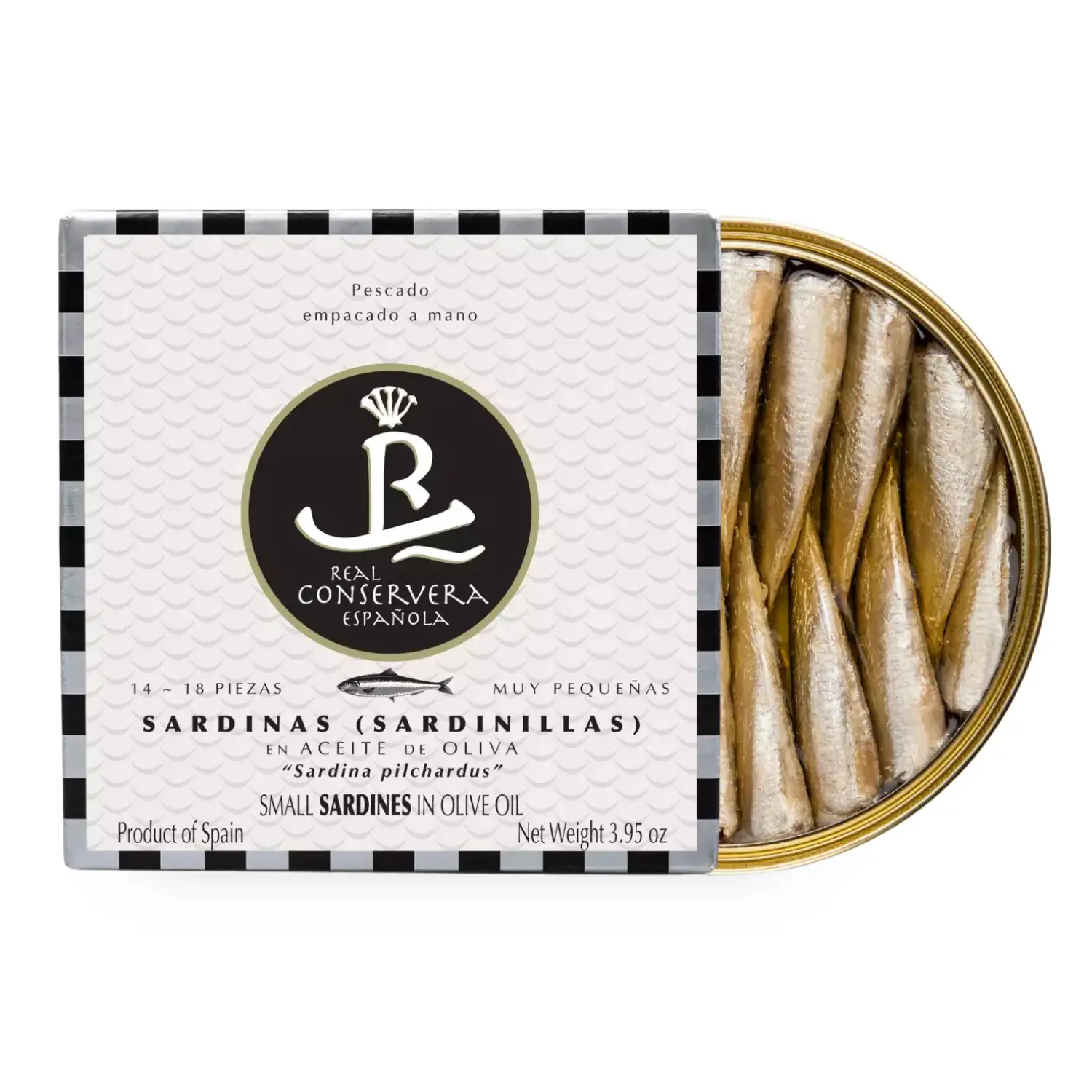 RCE Sardinillas Picantes en Aceite de Oliva 14/18 Piezas - Lata 120 gr.