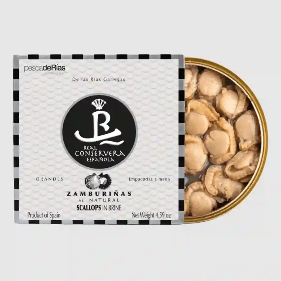 RCE zamburiñas al natural origen "Rías Gallegas" - 150 gr