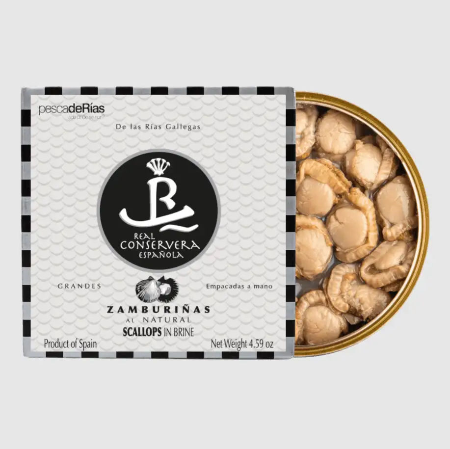 RCE zamburiñas al natural origen "Rías Gallegas" - 150 gr