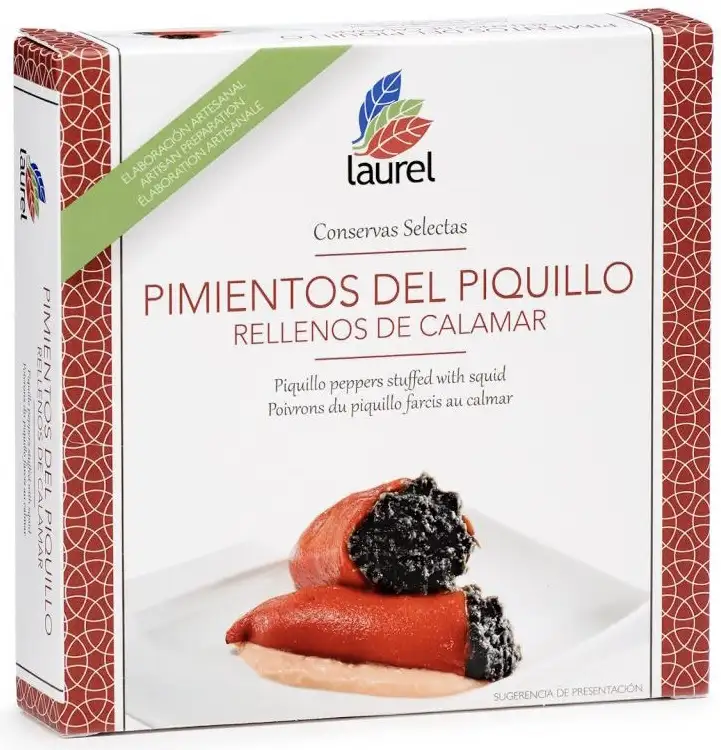 Sabores de Asturias Pimientos Piquillo Rellenos Calamares - 280 GR