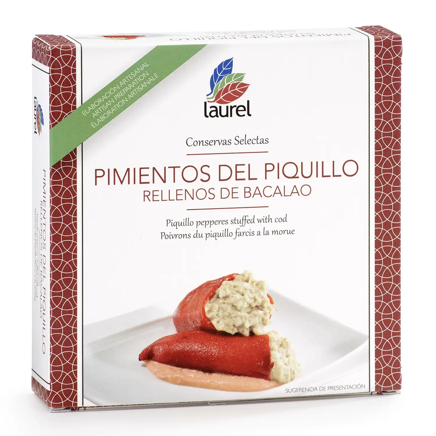 Sabores de Asturias Pimientos Piquillo Rellenos Bacalao - 280 GR