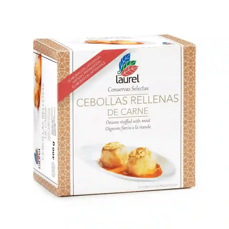 Sabores de Asturias cebollas rellenas de carne - 400 gr