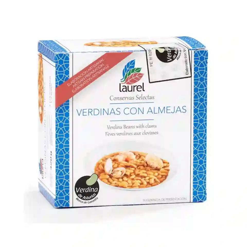 Sabores de Asturias verdinas con almejas - 420 gr