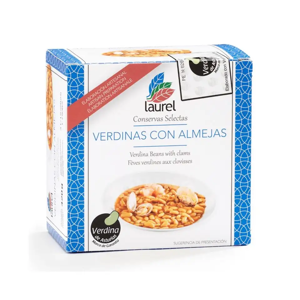 Sabores de Asturias verdinas con almejas - 420 gr