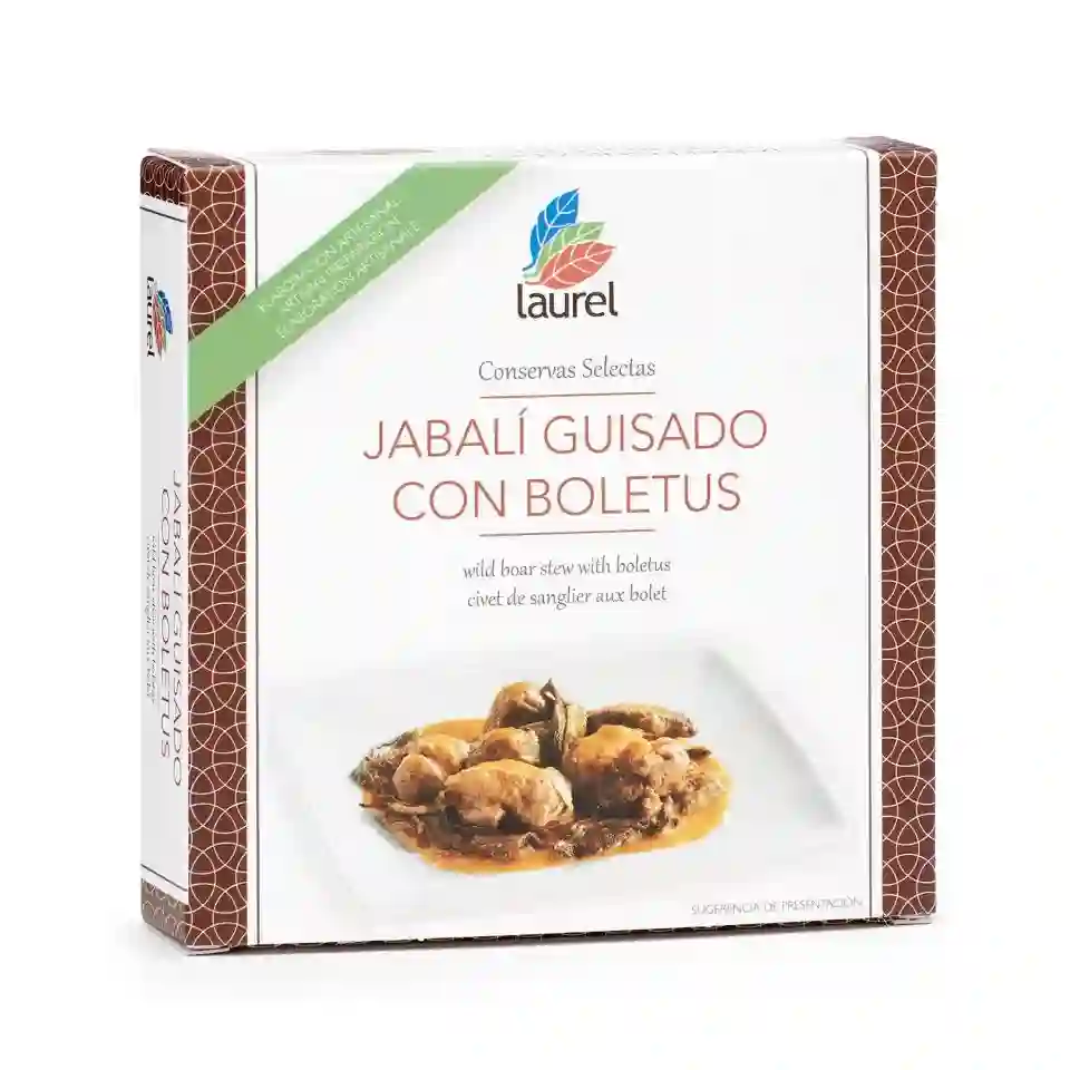 Sabores de Asturias jabalí con boletus en salsa rús - 280 gr