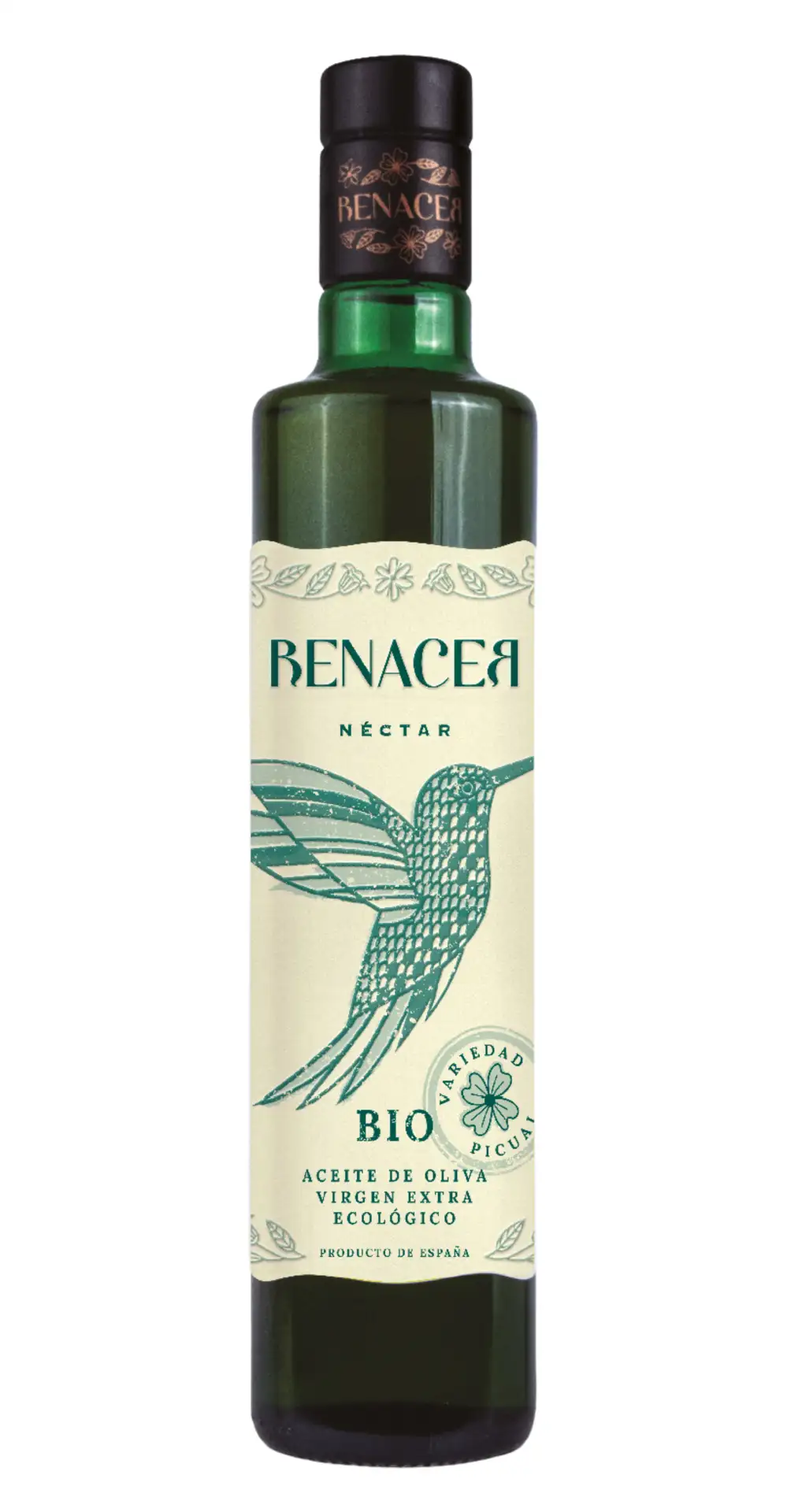 Renacer nectar Bio - 500 ml glass bottle.