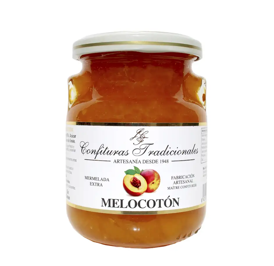 Confituras Tradicionales Mermelada Melocotón - Tarro 300 Gr.