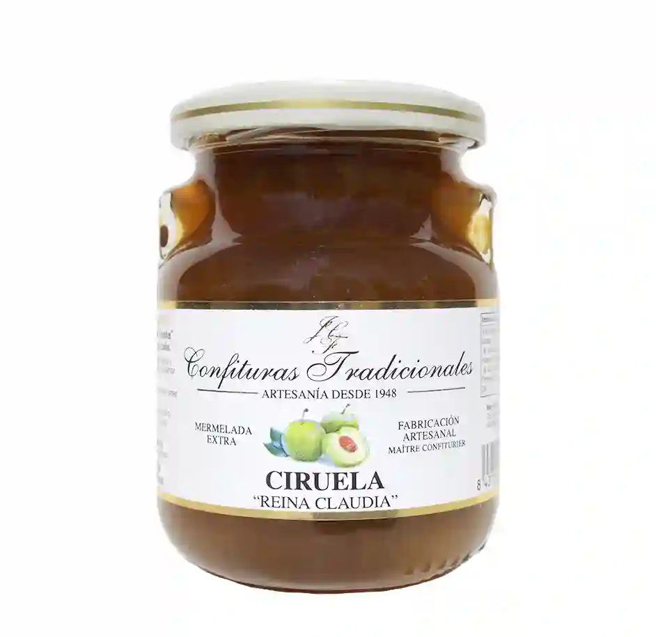 Confituras Tradicionales Mermelada Ciruela "Reina Claudia" - Tarro 300 Gr.