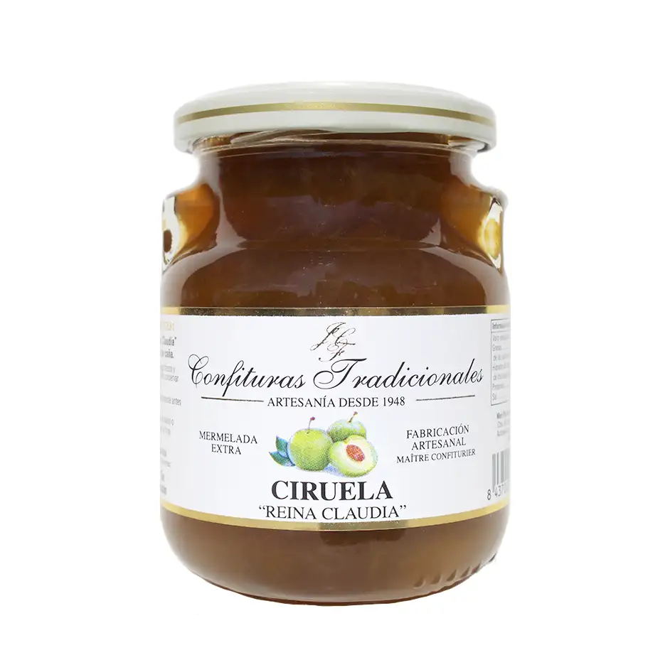 Confituras Tradicionales Mermelada Ciruela "Reina Claudia" - Tarro 300 Gr.