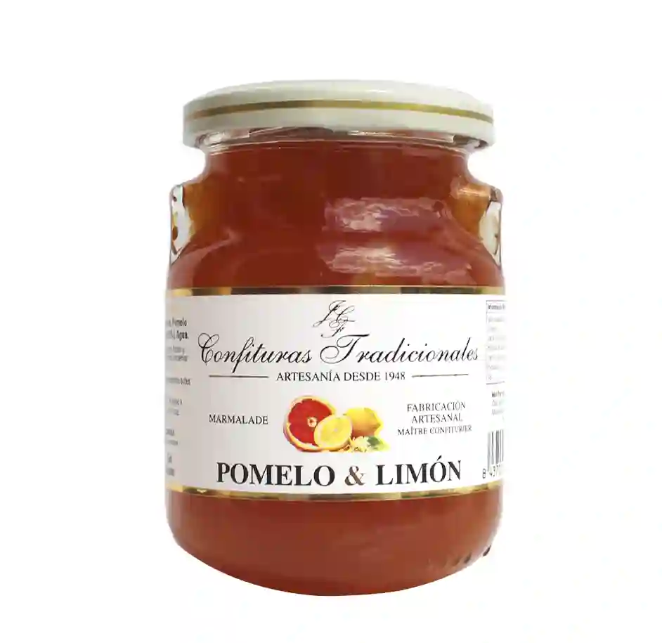 Confituras Tradicionales Mermelada Pomelo y Limón - Tarro 300 Gr.